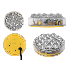 Lampa LED pulsanta - Preavertizare trafic - 100 mm diametru si 1400 candele intensitate luminoasa - FARA controler flash Lampa LED pulsanta - Preavertizare trafic - 100 mm diametru si 1400 candele intensitate luminoasa - FARA controler flash